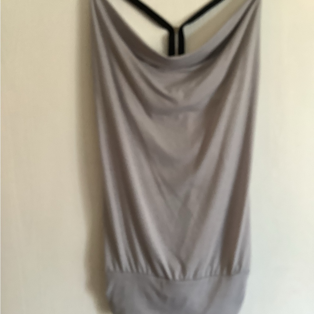 Love Notes Cowl Neck Camisole - Light Grey